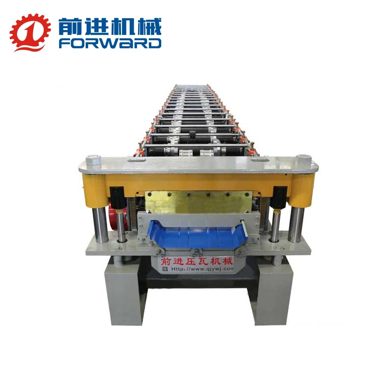 Standing Seam Metal Roof Machine / Red Steel Roof Tiles Making Machine / Galvanized Iron Roofing Sheets Used Roll Forming Machines Price