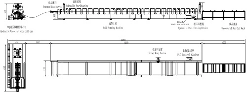 Yx50-330-990 Floor Decking Roof Roll Forming Machine